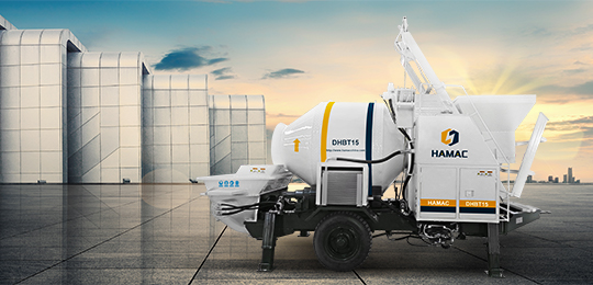 Trailer Concrete Mixer Pump