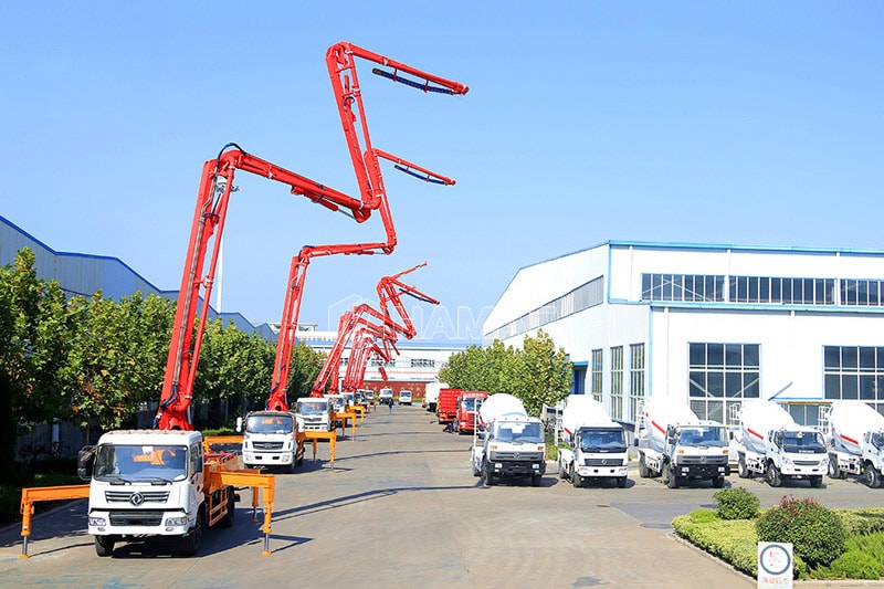 Truck mounted Concrete Boom Pump