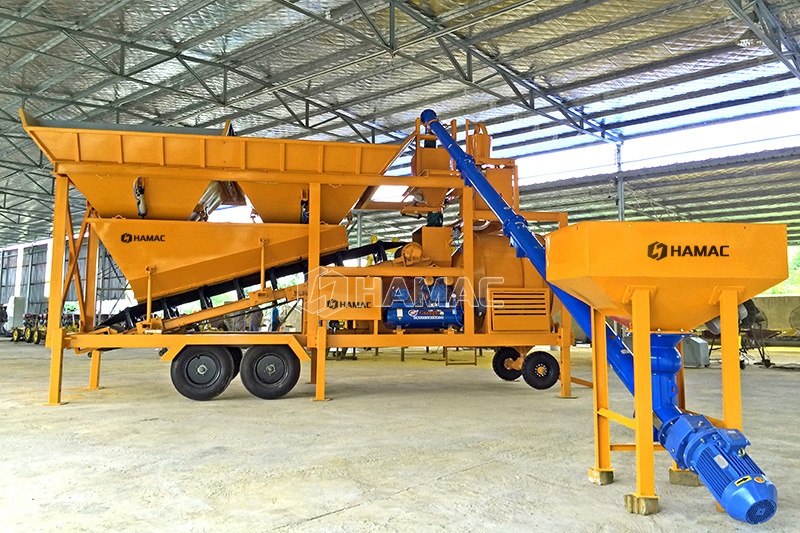 Portable Concrete Batching Plant