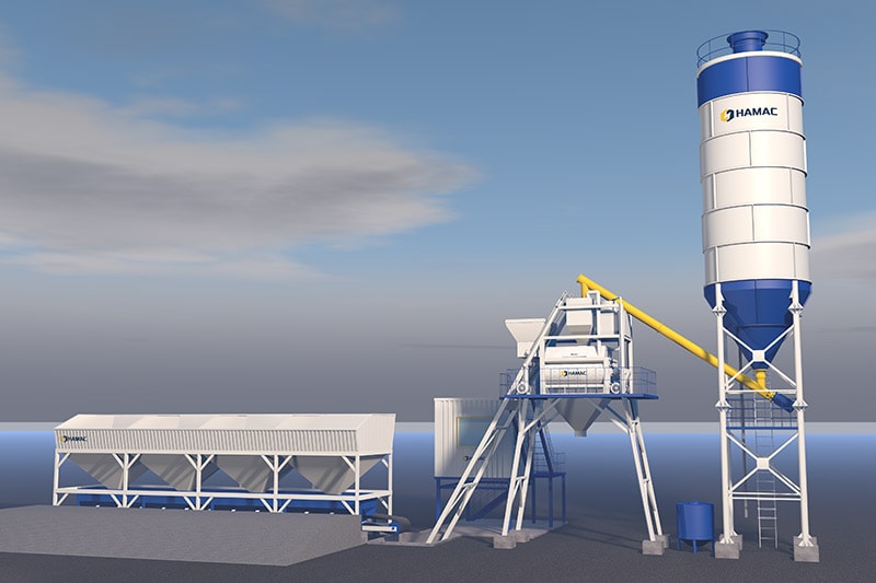 The main components of ready mix concrete plant