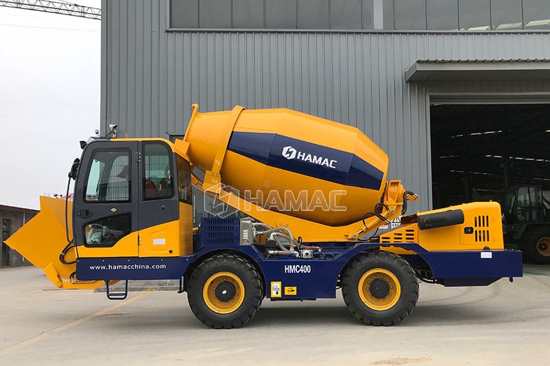 HMC400 Self-loading Concrete Mixer Was Delivered to Mexico