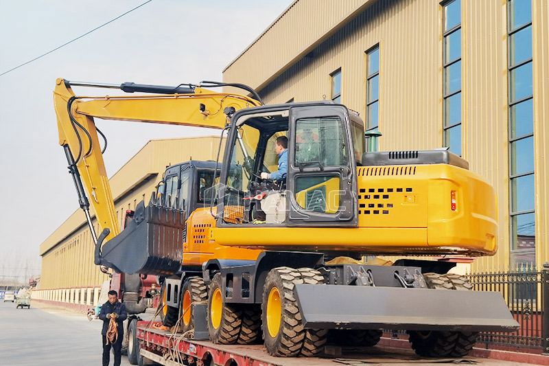 Can the excavator earthmoving bucket be used fixedly?