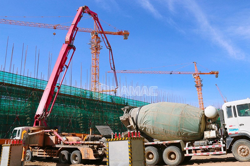 Truck mounted Concrete Boom Pump