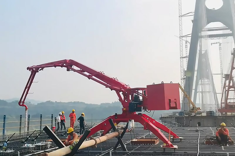 Spider Concrete Placing Boom