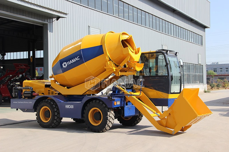 One-piece chassis Self-loading Concrete Mixer