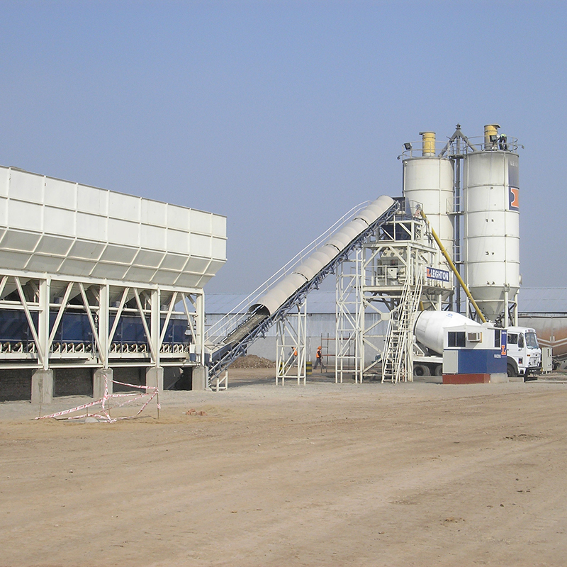 Belt Conveyor Type Concrete Batching Plants