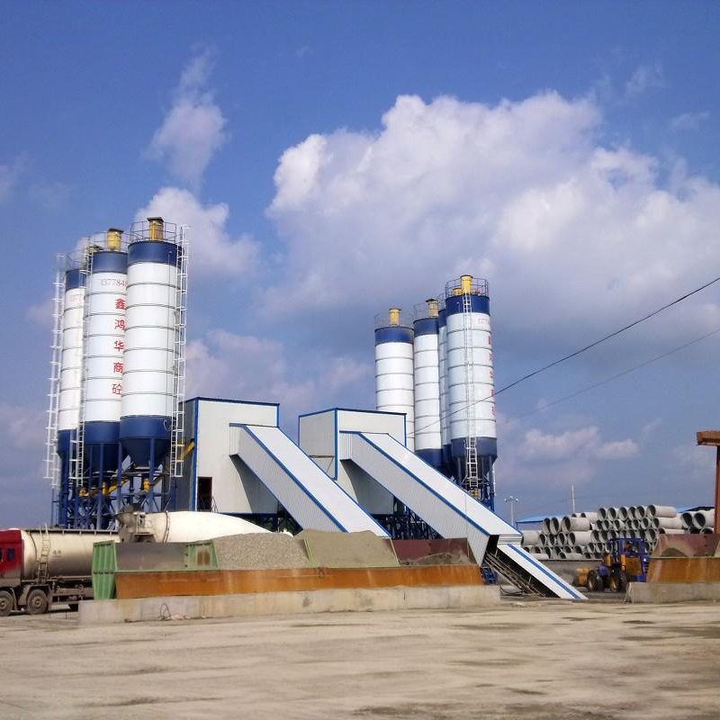 Belt Conveyor Type Concrete Batching Plants